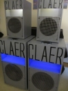 expand full Claer 1.6kw transmission line PA speaker system with LED lighting